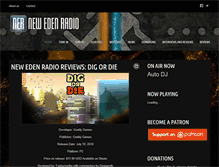 Tablet Screenshot of newedenradio.com